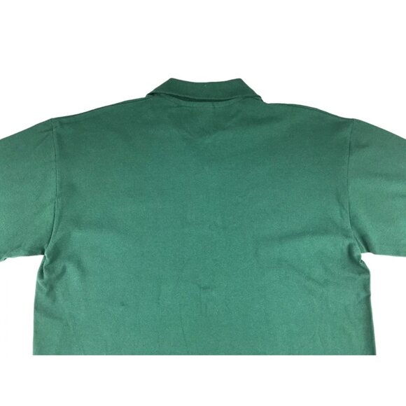 Cotton Deluxe Mens Green Silver Spring House‎ Short Sleeves Polo Shirt Size L - Picture 8 of 9